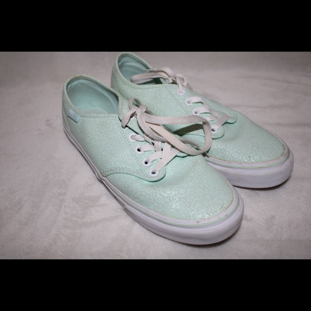 Teal vans